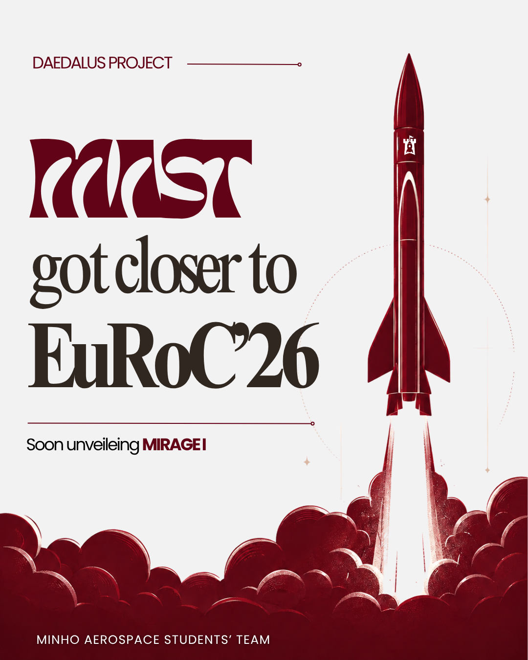 MAST EuRoC 2026 announcement on Instagram